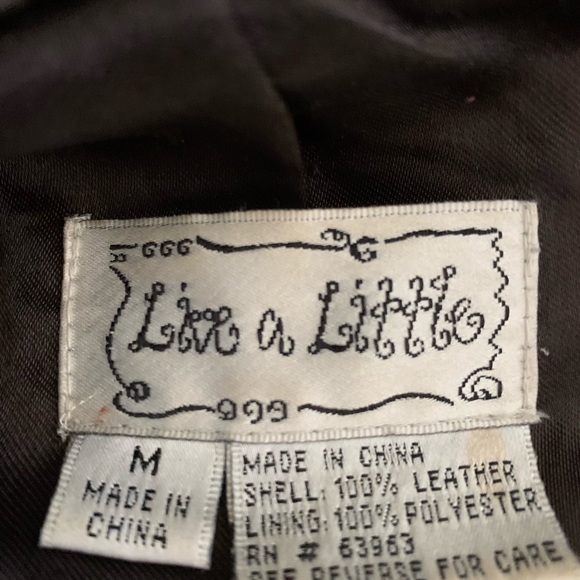 Stylish leather bomber moto jacket. - Picture 6 of 6